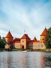 Fototapeta na wymiar Trakai Island Castle, Lithuania
