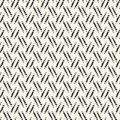 Monochrome Dotted Zigzag Textured Pattern