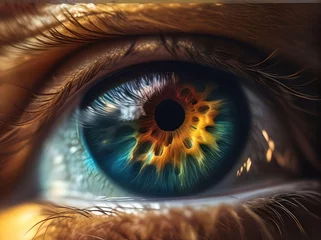 Tuinposter eye of the person © Digital Dreams by JC