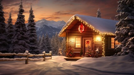 Fototapeta premium festive holiday christmas travel