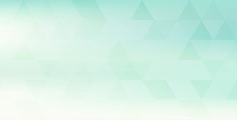 Subtle greenish cyan background with translucent triangles. Pale vector pattern