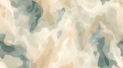  a painting of a pattern of blue and beige colors on a white background with a light green and light brown color scheme on the left side of the image and the right side of the left side of the image. - obrazy, fototapety, plakaty