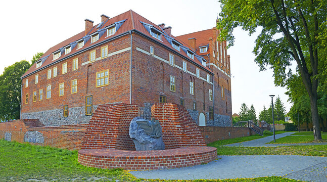 The castle in polish city Ketrzyn (German Rastenburg) in the Masuria region. Teutonic knights architecture in Poland.