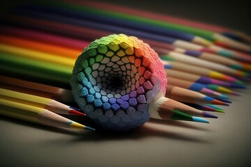 A colored pencil Generative by AI