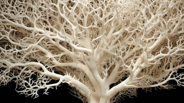 marine coral skeleton