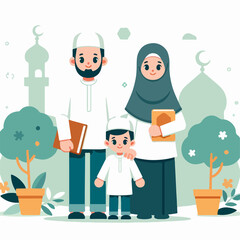 illustration of a family