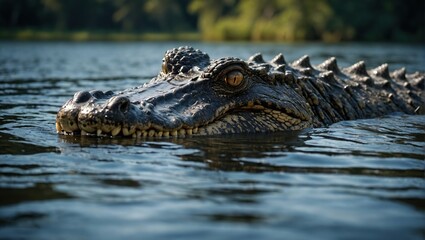 Obraz premium Alligators in water