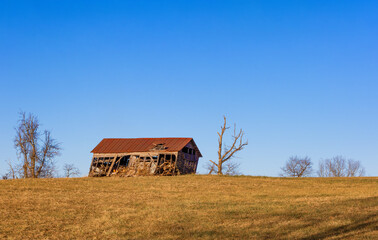 Rural country landscapes of eastern Tennessee, USA
