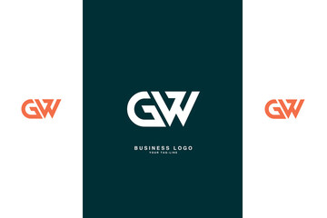GW, WG, G, W, Abstract Letters Logo Monogram