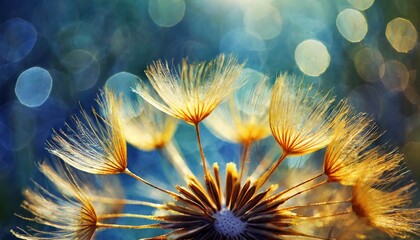 abstract dandelion flower background