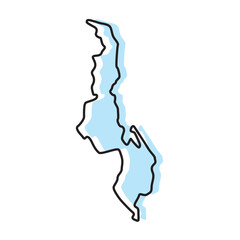 malawi map, malawi vector, malawi outline, malawi