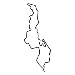 malawi map, malawi vector, malawi outline, malawi