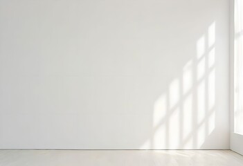 minimallist, white background, shadow. Generative AI.	
