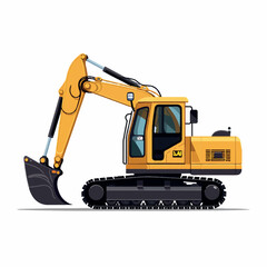 Construction in cartoon, doodle style. Image for t-shirt, web, mobile apps and ui. Isolated 2d vector illustration in logo, icon, sketch style, Eps 10. AI Generative