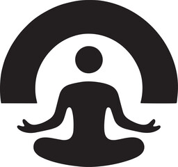 Mindful Equilibrium icon vector
