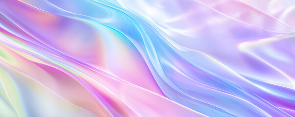 Abstract rainbow prism color waves background. Generative AI