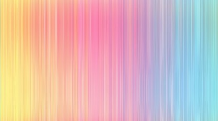  a multicolored background with vertical lines in pastel shades of pink, blue, yellow, green, orange, and a white rectangle in the center.