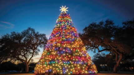 enchanting holiday light display