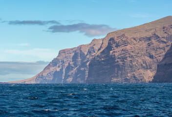 Los Gigantes rocks in Tenerife, Canary islands, Spain