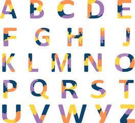 alphabet vectors
