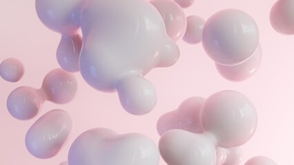 Metaballs 
pink and white
