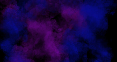 Fototapeta na wymiar Blue and purple smoke 