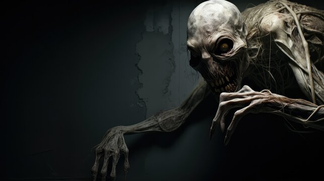 creepy horror monster