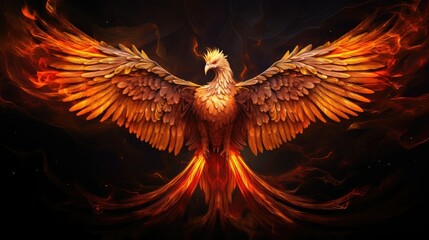 legend fire bird phoenix