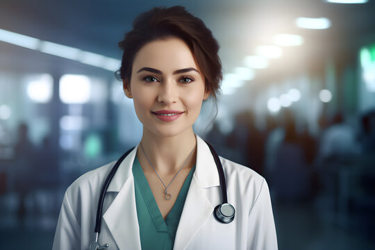 portrait of a female doctor