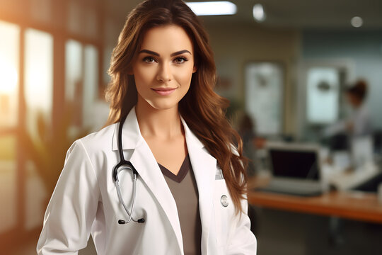 female doctor in hospital
