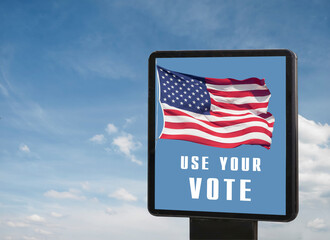 Billboard with the inscription 