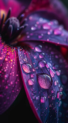 Droplets of Nature: A Serene Macro Exploration of Water's Delicate Beauty"





