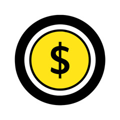 dollar sign icon	