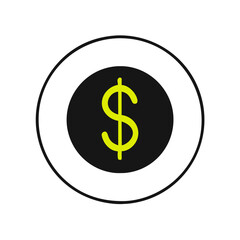 dollar sign icon	
