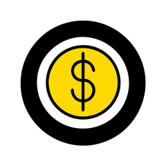 dollar sign icon	