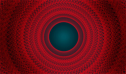  Beeindruckende Vektor Spiral Form - Rund Kreise mit abstrakten Mustern und Farben - Design Element - Hintergrund Tunnel - obrazy, fototapety, plakaty