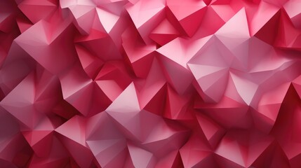 Fototapeta premium Abstract geometric background in pink shades