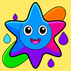 illustration of a splash of paint