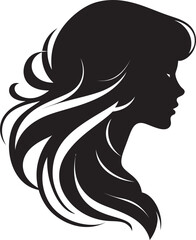 Enigma Essence Sleek Abstract Woman Face Vector Graphic Mystic Muse Elegant Vector Graphics of Black Woman Face