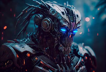 Robot sci fi. Generative AI