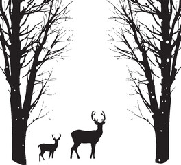 Noir Nutcracker Stylish Abstract Vector Christmas Card Midnight Memories Elegant Vector Christmas Card Art