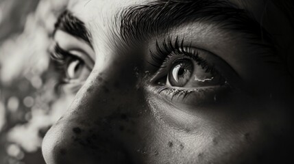 Fototapeta premium intrigue in the eyes of a student, clearly inspired by the creativity on display in a contemporary art section. generative ai