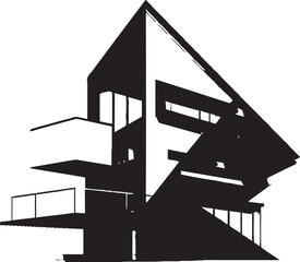 Shadowed Spires Chic Architecture Illustrations Ink Inspiration Contemporary Vector Icons