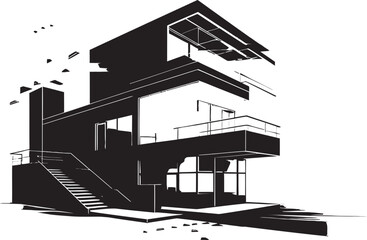 Midnight Mystique Elegant Black Icons Gothic Gardens Sophisticated Architecture Art