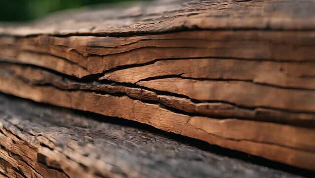 Close-Up of Wood Grain: Natural Patterns Examined