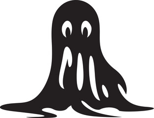 Lilliputian Ghostly Magic Mini Ghost Icons Mini Ghostly Treasures Petite Black Ghost Symbols