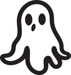 Micro Haunting Moments Miniature Ghost Icons Doll Sized Phantoms Petite Black Ghost Symbols