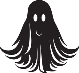 Diminutive Spirit Whispers Enchanting Vector Graphics Teensy Tiny Ghostly Companions Tiny Ghost Icons