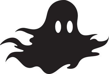 Miniature Haunted Hugs Charming Black Ghost Symbols Itty Bitty Boo Bunch Cute Vector Designs