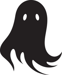 Diminutive Delights Tiny Ghost Vector Designs Miniature Spectral Charm Cute Black Ghost Symbols